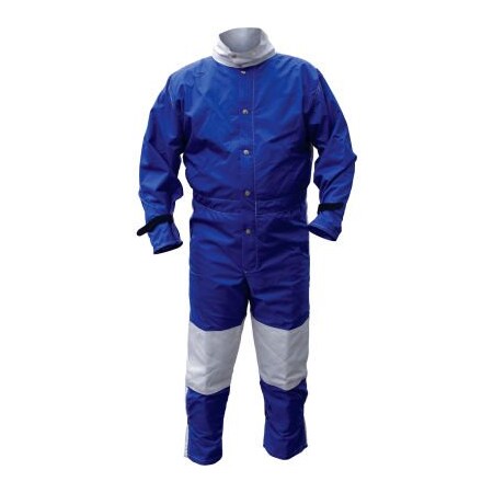 S And H Industries ALC 41425 Nylon Blast Suit Blue XXXL, Nylon/Cotton 41425